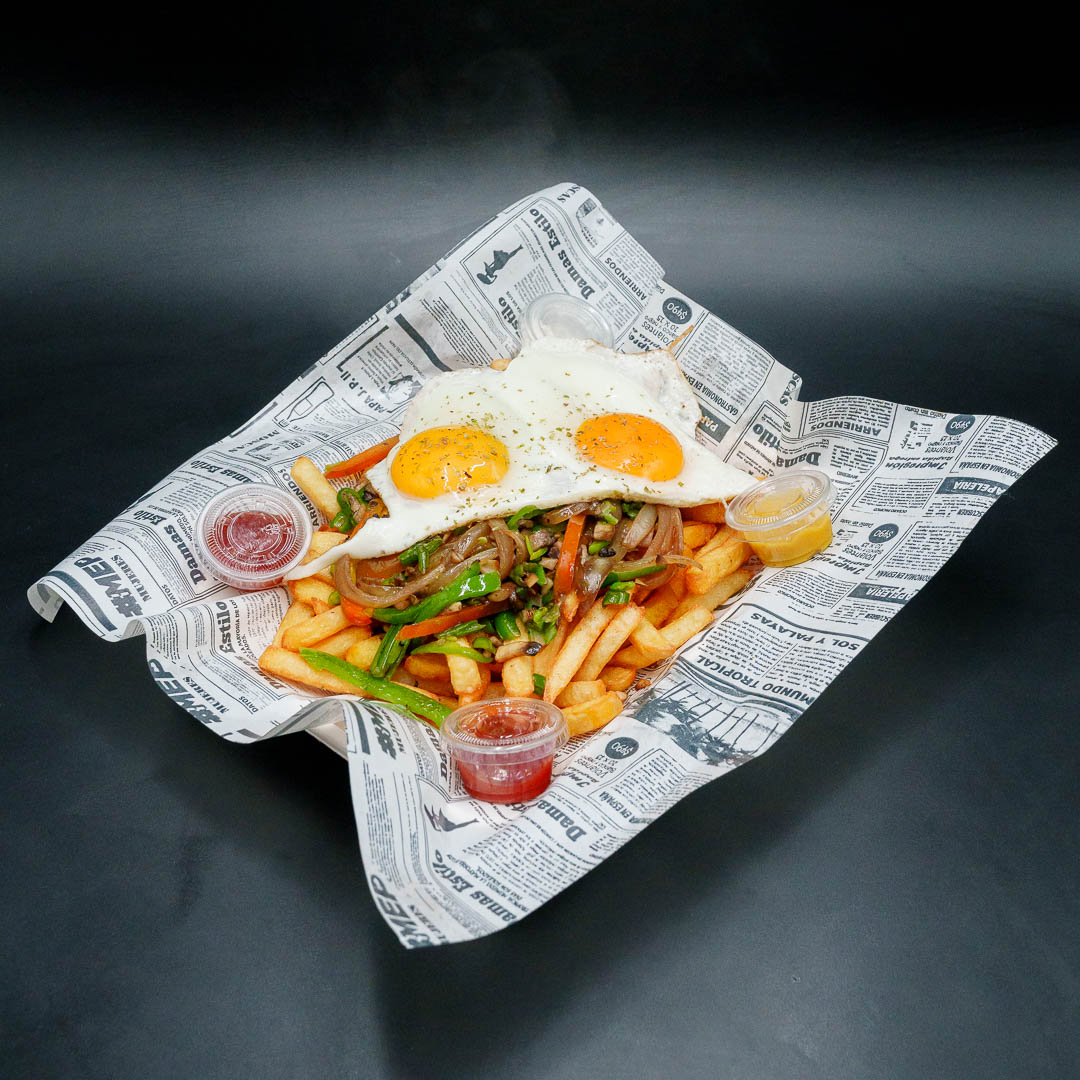 Chorrillana Vegetariana x2 en la carta de Liga Urbana