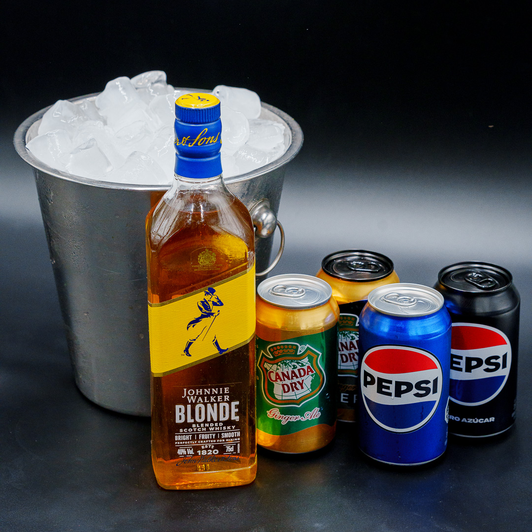 Johnnie Walker Blonde en la carta de Liga Urbana