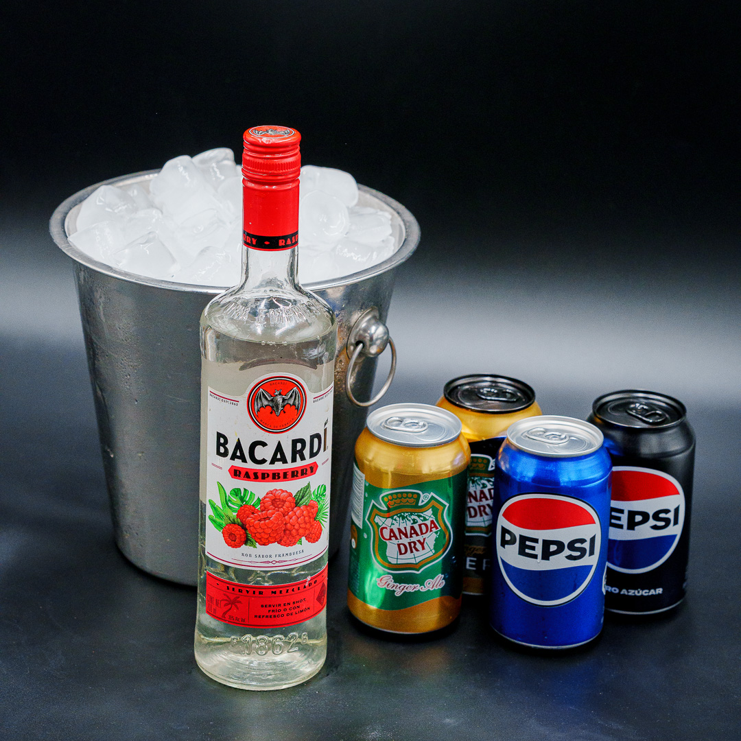 Bacardi Raspberry en la carta de Liga Urbana